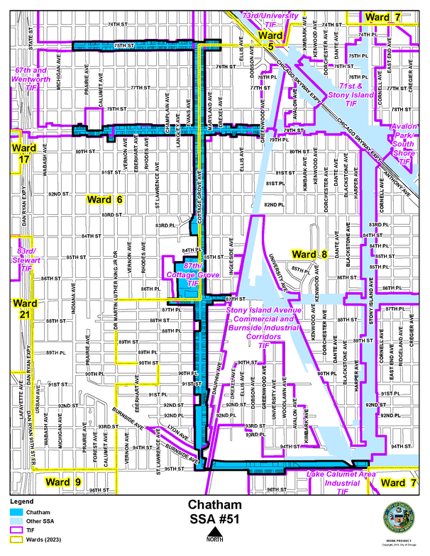 SSA #51 Chatham Cottage Grove Boundary Map